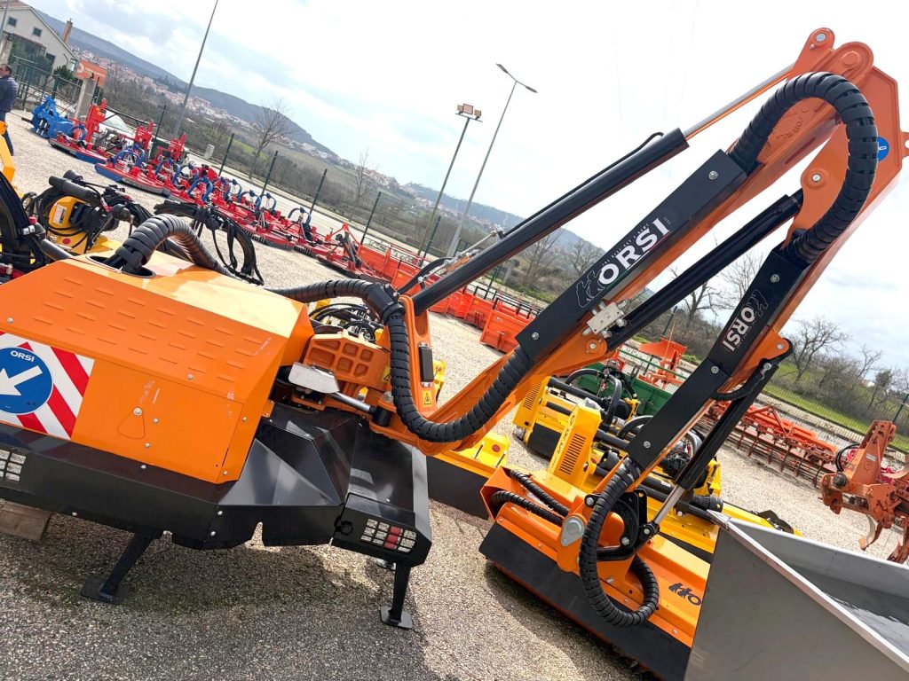 Triturador de braço ORSI LEADER GP 509 VISUAL profissional hidráulico de longo alcance cheio